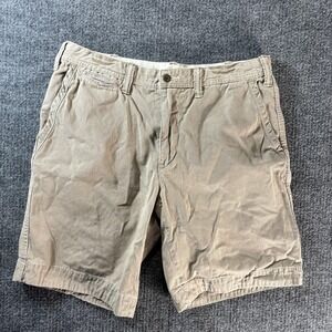 Polo Ralph Lauren Shorts Mens 33 Beige Chino Classic Fit Casual Cotton Summer